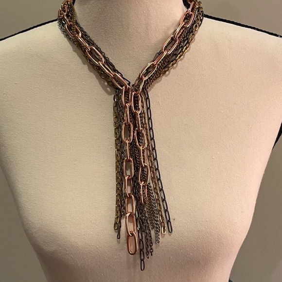 Gemma Redux Jewelry - Gemma Redux Multi Metal Chain Necklace